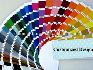 การ์ดสีมาตรฐานแห่งชาติ ออกแบบโลโก้ตามสั่ง แผนภูมิสี โบรชัวร์ กระดาษอาร์ต เคลือบฟิล์ม พิมพ์ออฟเซ็ต - Product Image 3