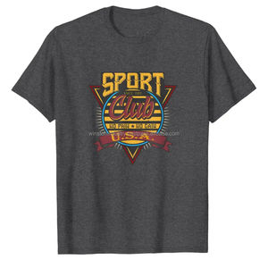 Échantillon gratuit T-shirts en coton/fibre de bambou pour hommes du Pakistan t-shirts à impression bouffante et t-shirts à impression par transfert de chaleur - Product Image 6