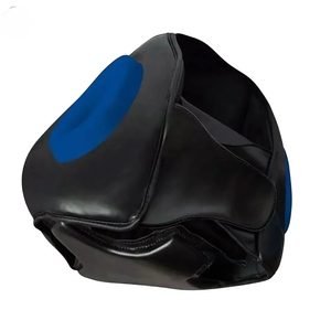 Protector de Cabeza para Boxeo, Cuero PU, Negro y Azul, Cierre de Velcro, Unisex, Adulto, Estilo Deportivo, Último Modelo 2026 - Product Image 4