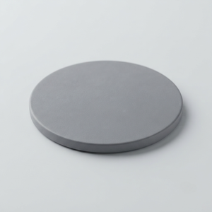Ensemble de sous-verres ronds faits à la main en nacre grise mate de 10 cm de diamètre avec support en bois de bambou naturel, style moderne REHMAN CRAFT - Product Image 5
