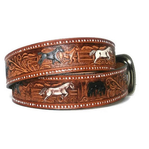 Cinturón de vaquero de cuero con herramientas duraderas de estilo occidental, diseño en relieve tallado a mano, cinturón de herramientas de cuero occidental hecho a medida - Product Image 5