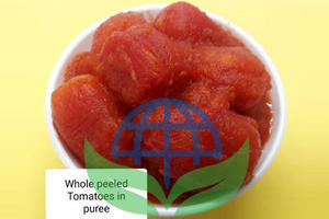 Tomates Enteros Pelados Naturales en Puré de Tomate Enlatado para Salsas, Sopas y Pasta - Product Image 2