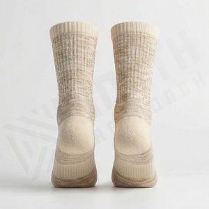 Crew <b>Socks</b> Plaid Pattern Cotton Bamboo Fiber Breathable Daily Casual Adult Autumn Knitted Standard Thickness - Product Image 2