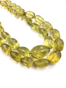Cuentas de cuarzo miel natural facetadas en forma ovalada, cuentas de piedras preciosas para la elaboración de joyería fina. - Product Image 6