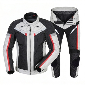 Traje de Motociclismo Deportivo Personalizado de Cordura, Resistente al Viento, Impermeable, Chaqueta y Pantalón Textiles, Traje de Carreras para Motociclistas, 220g - Product Image 3