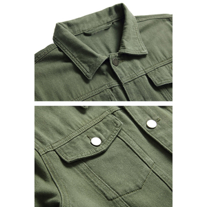 FLY HUMBLE SPORTSWEAR Veste en velours côtelé pour homme, coupe-vent, col rabattu, coupe régulière, manches longues, 100% coton, décontractée - Product Image 6