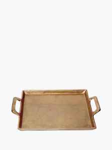 Hot Selling Modern Copper Hammered <b>Round</b> <b>Tray</b> Stylish Design for Wedding Dining <b>Table</b> Home Kitchen Decor Premium Serving <b>Tray</b> - Product Image 4