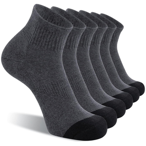 Calcetines tobilleros al por mayor 2026 de algodón y fibra de bambú, transpirables, de color liso, informales, para uso diario, para adultos, de punto, de grosor estándar, para primavera. - Product Image 4