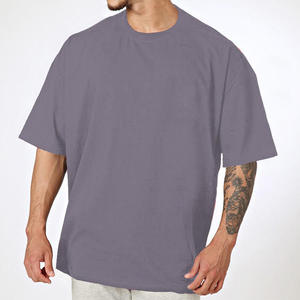 Camisetas Cortas de Alta Calidad para Hombre, Estilo Urbano, Corte Cuadrado, Color Sólido, Logotipo Personalizable, Ajuste Regular, Ecológicas, Antiarrugas - Product Image 4