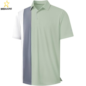 Polos de Golf para Hombre, Manga Corta, Secado Rápido, Casual, Deportivos, Transpirables, con Bloques de Color - Product Image 6