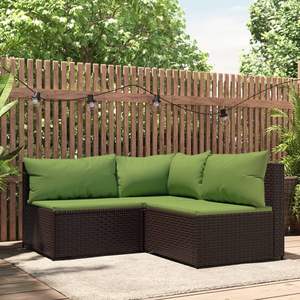 Set Lounge da Esterno Marrone per Giardino - Collezione Arredamento Outdoor - Product Image 1