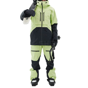Mono de Esquí Unisex para Hombre, Cierre con Cordón, Impermeable 10.000 mm, Transpirable, Secado Rápido, con Capucha, Forro Polar Aislante de 300 g, Personalizable - Product Image 5