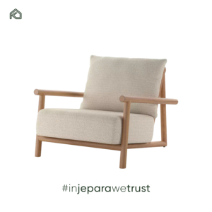 Canapés et chaises longues en teck pour l'extérieur, modernes, avec coussins, pour appartements et hôtels - Sunny - Product Image 6