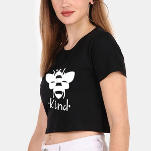 High Performance Lightweight Best Service Breathable Slim Fit Short Sleeve Reasonable Price Custom Logo Printed Women Crop Top - Product Image 5