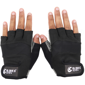 Unisex Half-Finger Fitness Gloves with Adjustable Wrist Strap and Non-Slip for Gym Weight Lifting Bodybuildings - Product Image 3