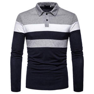 Camisas Polo para Hombre, Nueva Moda, Color Negro, Precio Económico, Manga Larga, Venta al por Mayor, Personalizadas, Clásicas, con Botones - Product Image 2