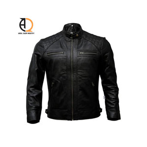 Chaqueta de Cuero de Invierno, Estilo Clásico, Prenda Exterior de Cuero Genuino, Moda Casual, Logotipo Frontal, para Venta al Por Mayor - Product Image 1