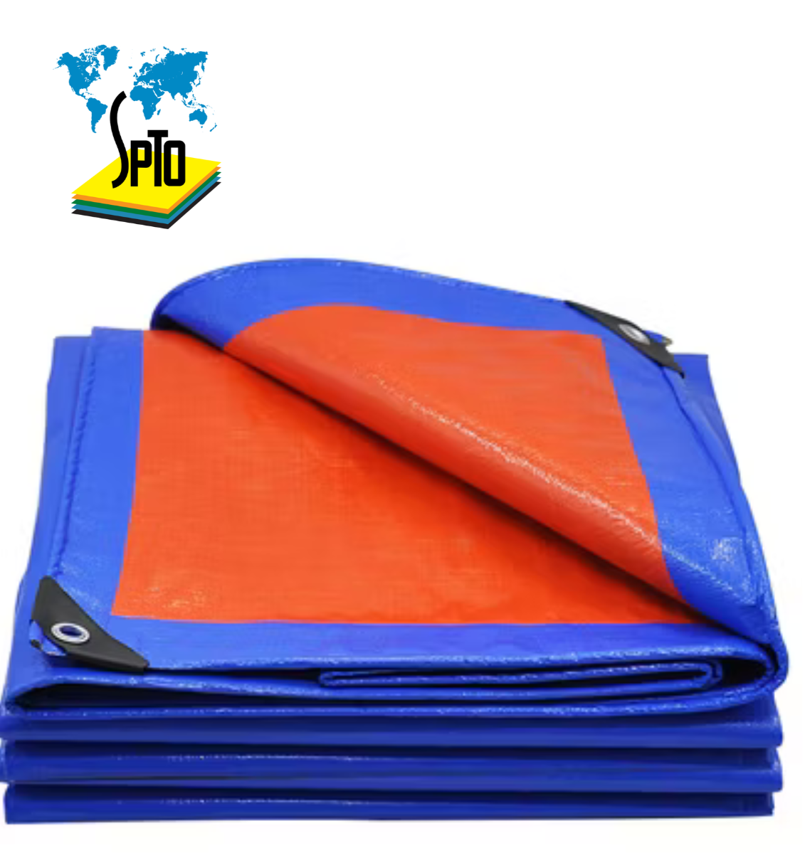 80 GSM Blue HDPE Tarpaulin – Retail & Temporary Protection