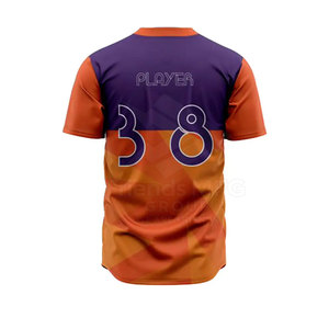 <b>Customized</b> Baseball Uniform Sports Team Wear Polyester Breathable Eco-Friendly Lightweight New Arrival - Product Image 6