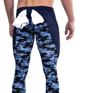 Top Quality Customized Sports Fitness Leggings <b>Men's</b> <b>Compression</b> <b>Tights</b> Custom Sublimated Workout <b>Tights</b> Leggings <b>for</b> Sale - Product Image 6