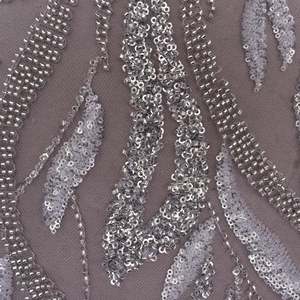 Wholesale Custom Net Embroidery <b>Polyester</b> <b>Fabric</b> Lightweight Sheer Mesh for Bridal Wear Fashion Dress and Home Decoration - Product Image 3