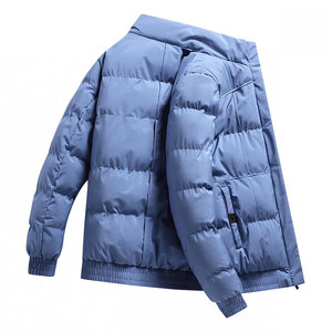 New Style Men's Waterproof Puffer <b>Long</b> <b>Winter</b> <b>Jacket</b> Custom Design with Stand Collar and Front Logo High Street Low MOQ - Product Image 6