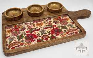 Farmhouse Rustic Wooden Serving <b>Platter</b> Handmade Dining Accessories - Product Image 5