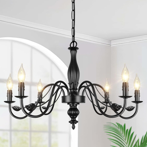 Lámpara de <span class=keywords><strong>Techo</strong></span> Estilo Rústico Industrial para Sala de Estar, Lámpara Colgante para Dormitorio, Pasillo, Cocina - Product Image 1