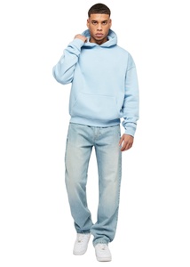 OEM unisexe sweats à capuche matériau de haute qualité polaire épaisse 100% coton goutte épaule prix responsable respirant blanc nouvelle bande de roulement - Product Image 2