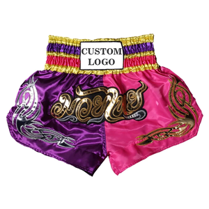 Pantalones Cortos de Muay Thai para Hombre al por Mayor OEM, Ropa de Combate de Artes Marciales Mixtas MMA - Product Image 5