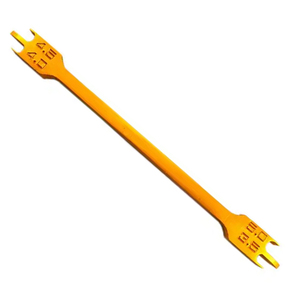Yellow Color Coated Medical Grade Stainless Steel Manual Orthodontic Dental Bracket Positioning Height <b>Gauge</b> Surgical - Product Image 1