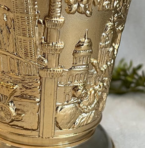 European Style Metal Flower Vase <b>Pot</b> Custom Designed Good Quality Custom Designed Floor Decorative Brass Flower Vase Hot Selling - Product Image 5