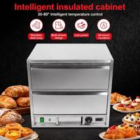 Pemanas Roti Listrik Stainless Steel untuk Restoran, Dapur Komersial, dan Layanan Buffet, Pemanas Makanan Listrik Heavy Duty