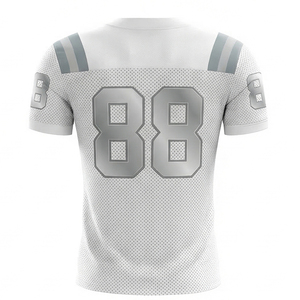 Uniforme de football américain à sublimation haute résistance, vêtements d'équipe professionnels personnalisés, maillot d'entraînement à manches courtes de haute qualité - Product Image 3