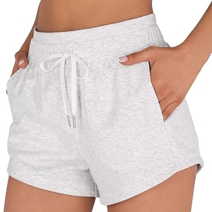 Light Weight Workout Mid Waist <b>Board</b> <b>Shorts</b> Quick Dry Drawstring Streetwear for <b>Women</b> with Pockets - Product Image 1