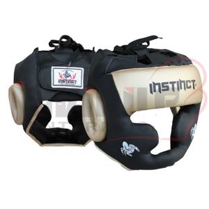 Venta al por mayor de ropa deportiva de seguridad de calidad superior a bajo precio de cuero PU protector de cabeza para jóvenes adultos OEM personalizado protector de cabeza - Product Image 1