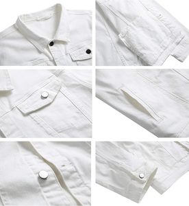 Men's Premium <b>Denim</b> <b>Jacket</b> Vintage Washed Cotton Button Front Casual Streetwear Fashion Outerwear <b>Custom</b> OEM ODM Wholesale Fit - Product Image 3