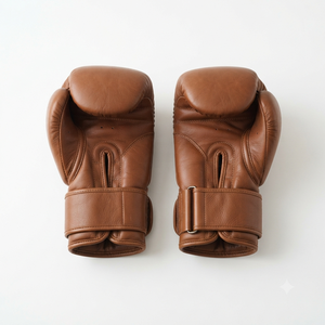 Gants de boxe en cuir de vachette, gants d'entraînement, fermeture à scratch sécurisée, fabriqués sur mesure au Pakistan, fermeture à scratch. - Product Image 2