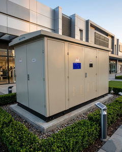 ตู้แปลงไฟฟ้าชนิดกล่องสำหรับใช้งานภายนอกอาคาร แบบ CSS พร้อมตราสินค้า HT LT 1250kVA ระบบระบายความร้อนด้วยน้ำมัน ขนาดกะทัดรัด 20kV 400V ขดลวดทองแดง ระบบ ONAN ONAF - Product Image 2