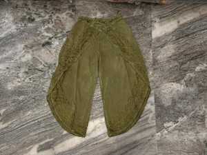 กางเกงปาลาซโซผ้าเรยอนปักลายทำมือ: กางเกงขายาวทรงโบฮีเมียน - Product Image 1
