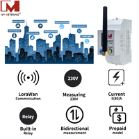 Medidor de Energía Inteligente LoRaWan con Modo Prepago Mid Modbus Lora 80A Monofásico
