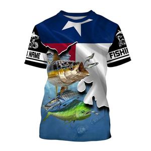 Ropa de rendimiento para el sol, camisa de secado rápido transpirable con estampado Anti UV Unisex, personalizada, 50 + ropa de pesca con capucha - Product Image 5