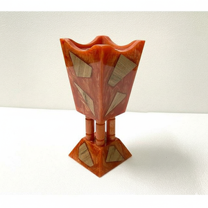 Soporte para Incienso de Resina Epoxi y Madera con Incrustaciones, Moderno, para Ramadán, Eid, Festivo, Árabe, Mubkhar, Mabkhara de Moda para Mesa - Product Image 1