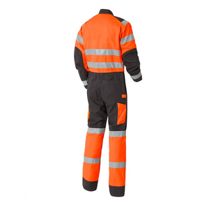 Custom Logo Long Sleeve uniforms High Visibility <b>Waterproof</b> Cotton/Polyester <b>Work</b> Wear Reflective Safety Suit for Summer Use - Product Image 4