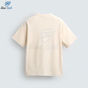 Camiseta Blanca Extra Grande Personalizada para Hombre, 100% Algodón, Corte Holgado, Estilo Urbano, para Impresión - Product Image 2