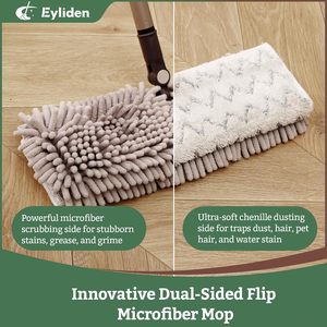 Escobilla Industrial de Aluminio de Alta Resistencia con Mango Largo y Autoescurrible para Limpieza de Suelos Mojados, Reutilizable, con Hilo de Algodón Comercial - Product Image 1