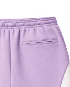 Pantalones Cortos Deportivos de Jersey para Hombre, Color Rosa Lavanda, Casuales, de Verano, de Algodón y Poliéster, con Cordón y Cintura Elástica, para Gimnasio, Proveedor - Product Image 5