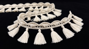 ลูกไม้ฝ้ายทำมือประดับพู่สำหรับผ้าม่านตกแต่งบ้าน - Product Image 4