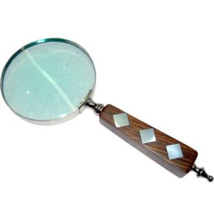 Alta calidad nuevo diseño 2025 lupa bronce Color indio artesanía ojo vidrio venta al por mayor Vintage Look Metal diseño antiguo - Product Image 1