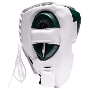 RTS รุ่นใหม่ล่าสุด หมวกกันกระแทกสีเขียวขาว สำหรับฝึกซ้อมมวยอาชีพ ป้องกันใบหน้า CP-BHG-12 - Product Image 6